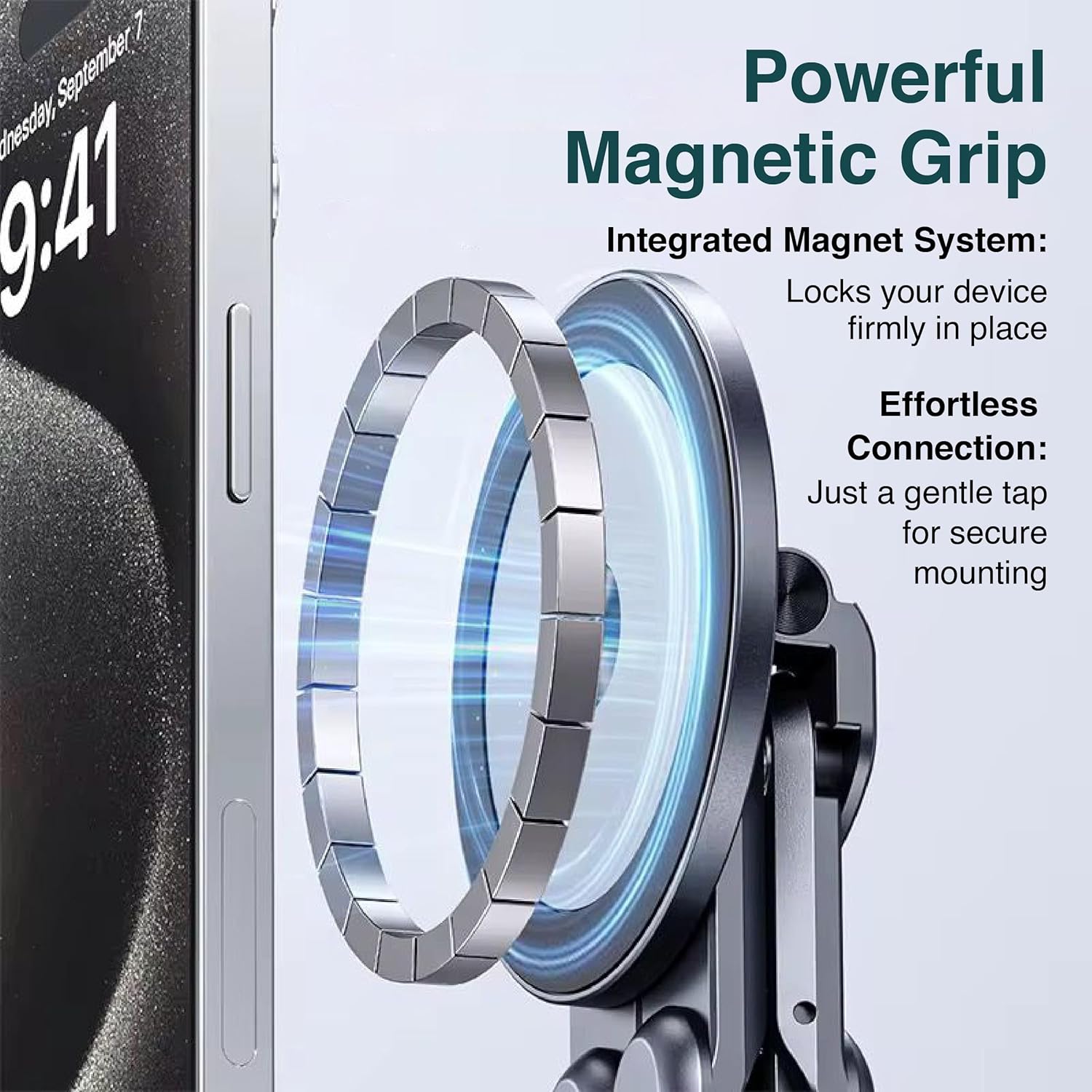 Quality Valley 6-in-1 Magnetic Foldable Phone Stand | Laptop Stand | Tablet Holder | Selfie Stick | Tripod
